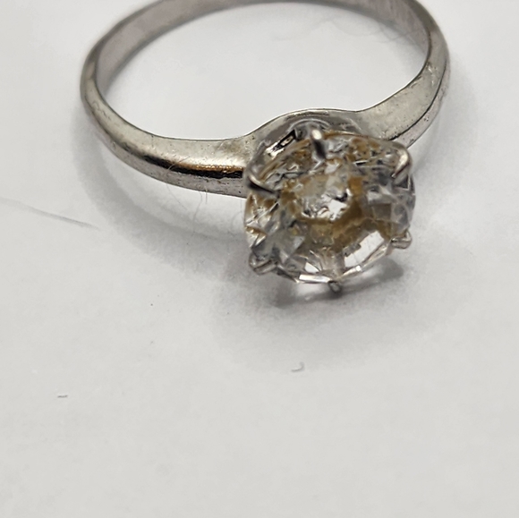 3 carat round brilliant diamond set in sterling silver. - Picture 5 of 8